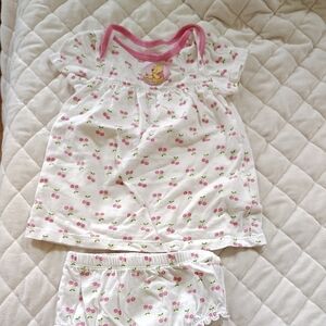 Disney,Dress Cherry Print Kids.